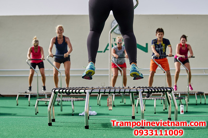 Trampoline jumping Fitness